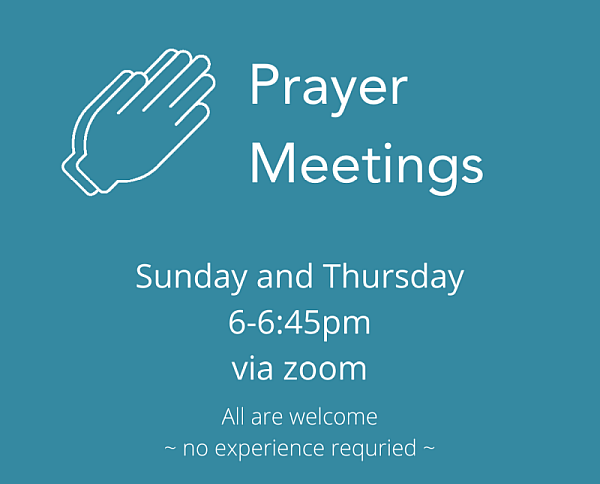 Prayer meetings web Prayer meetings web